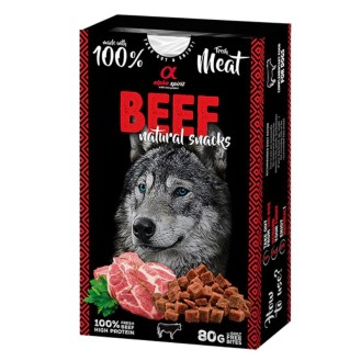 ALPHA SPIRIT NATURAL DOG skanėstai šunims su jautiena 80g (6)