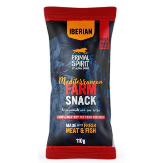 PRIMAL Iberian Snacks Mediterranean Farm skanėstai šunims 110g (50)