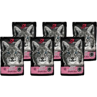 ALPHA SPIRIT WET putėsiai katėms su kumpiu 85g 6vnt