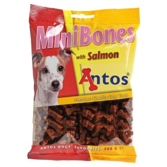 ANTOS Mini Bones Salmon maži kauliukai su lašiša 200g (25)