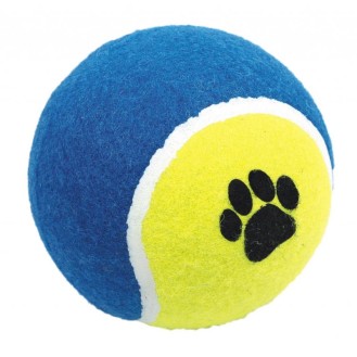 PET NOVA Tennis balls didelis kietas kamuolys 10cm (plūduriuoja) 2vnt
