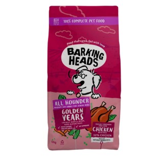 BARKING HEADS Golden Years pašaras šunims su vištiena 12kg BARKING HEADS Golden Years pašaras šunims su vištiena 12kg