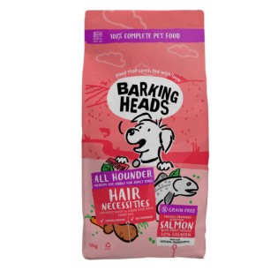 BARKING HEADS Hair Necessities Salmon pašaras šunims su lašiša 12kg BARKING HEADS Hair Necessities Salmon pašaras šunims su lašiša 12kg