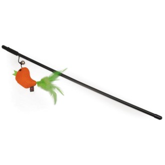 CAMON katėms lazdelė su paukštelius ir varpeliu 48cm CAMON katėms lazdelė su paukštelius ir varpeliu 48cm