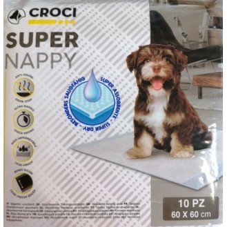 CROCI SUPER NAPPY Higieniniai paklotai 60x60cm (12)