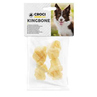 CROCI King Bone Kaulas baltas su mazgu 20g 7.5cm 2vnt CROCI King Bone Kaulas baltas su mazgu 20g 7.5cm 2vnt