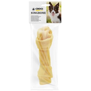 CROCI King Bone Kaulas baltas su mazgu 60g 15cm CROCI King Bone Kaulas baltas su mazgu 60g 15cm