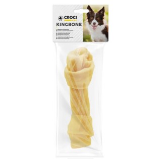 CROCI King Bone Kaulas baltas su mazgu 100g 20cm CROCI King Bone Kaulas baltas su mazgu 100g 20cm