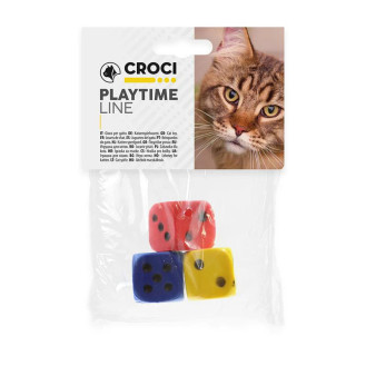 CROCI Cube spalvoti kubai katėms 3.5cm
