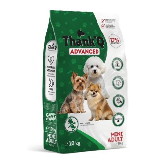 THANK'Q Advanced MINI pašaras šunims su jautiena 10kg