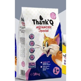 THANK'Q Advanced pašaras katėms su žuvimi 10kg