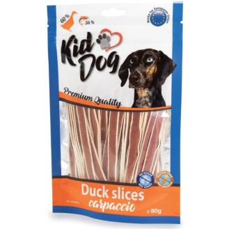 KIDDOG Slices antienos juostelės su menke 80g (150)