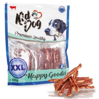 KIDDOG Strips jautienos natūralios juostelės 500g (20)