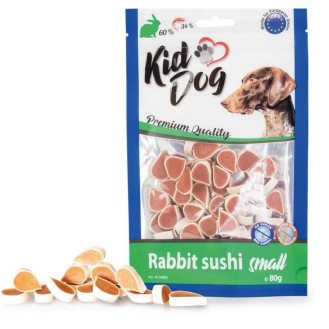 KIDDOG Sushi triušienos su menke sušiai 80g (150)