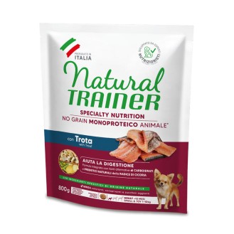 NT ADULT DOG SENSITIVE NO GRAIN Mini TROUT upėtakis 800g