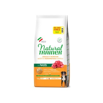 NT ADULT DOG SENSITIVE NO GLUTEN M/M LAMB (ėriena) 10+2kg