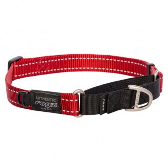 ROGZ Control Collar Red juost. smaugtukas 31-45cm HCW11C