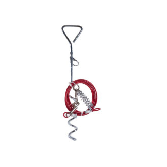 VADIGRAN metalinis sraigtas su lynu šunims 4.5m