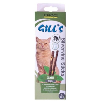 Gill's Silvervine lazdelės katėms, 5vnt