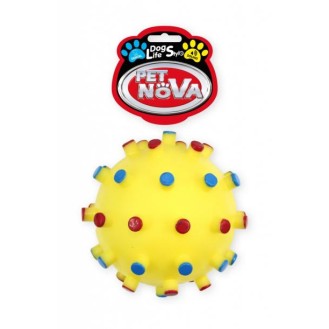 PETNOVA žaislas cypiantis spygliuotas kamuolys 12cm 2vnt