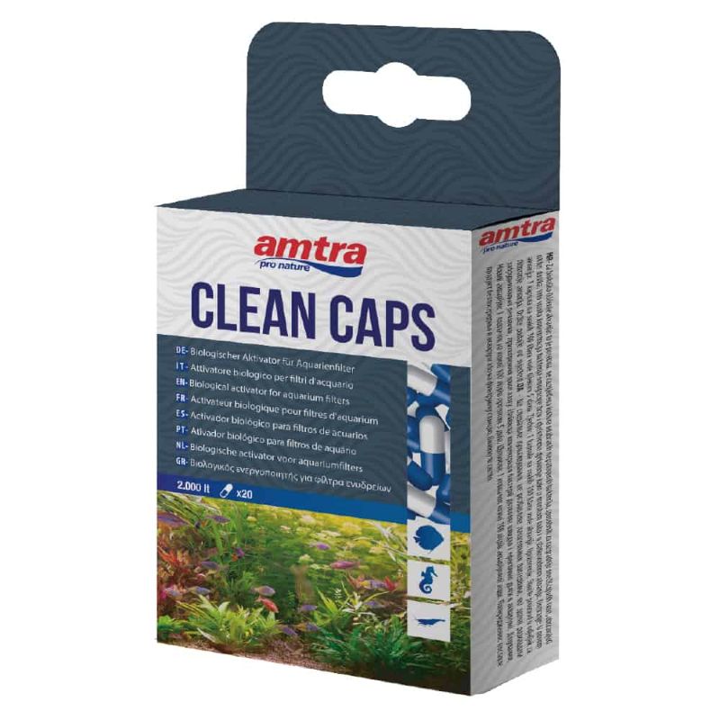 AMTRA Clean Caps kapsulės nuo dumblių 20 kapsulių
