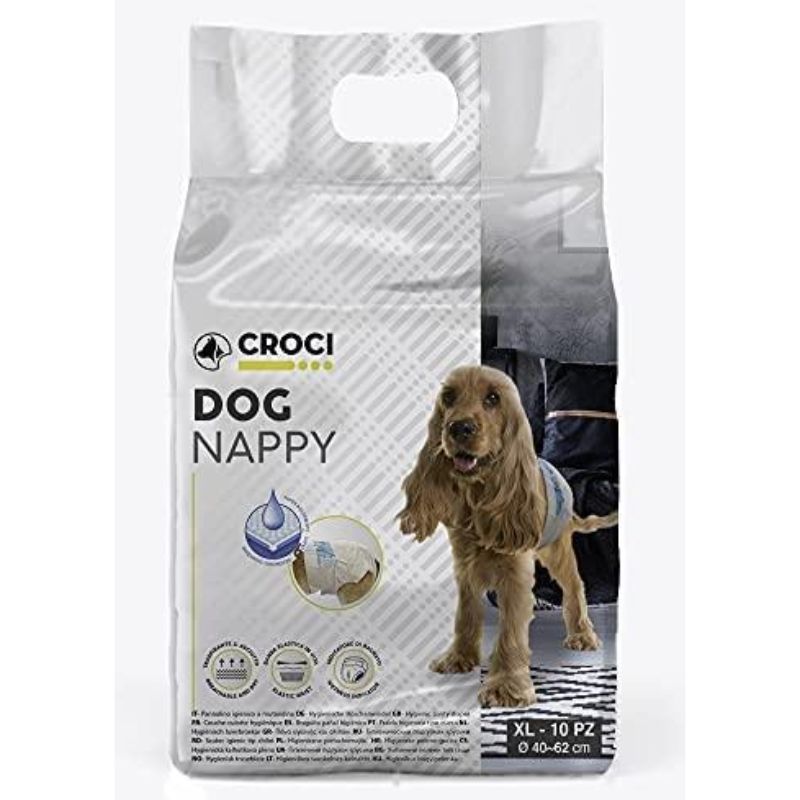 CROCI Dog Nappy sauskelnės šunim XL 40-62cm