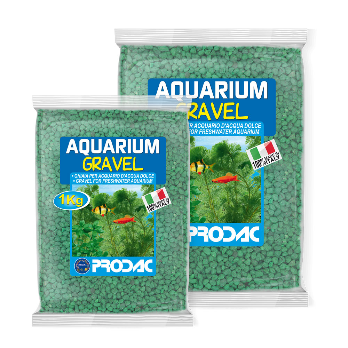 PRODAC Gruntas akvariumui šviesiai žalias 2-3mm 2.5kg