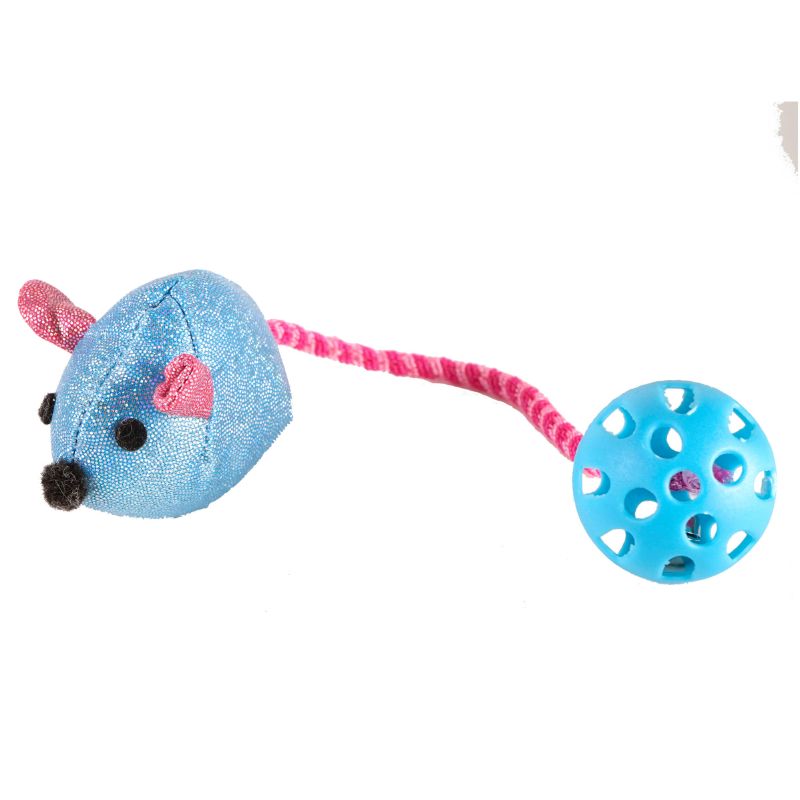 VADIGRAN Mouse ball žaislas katėms su katžole 21cm (4)
