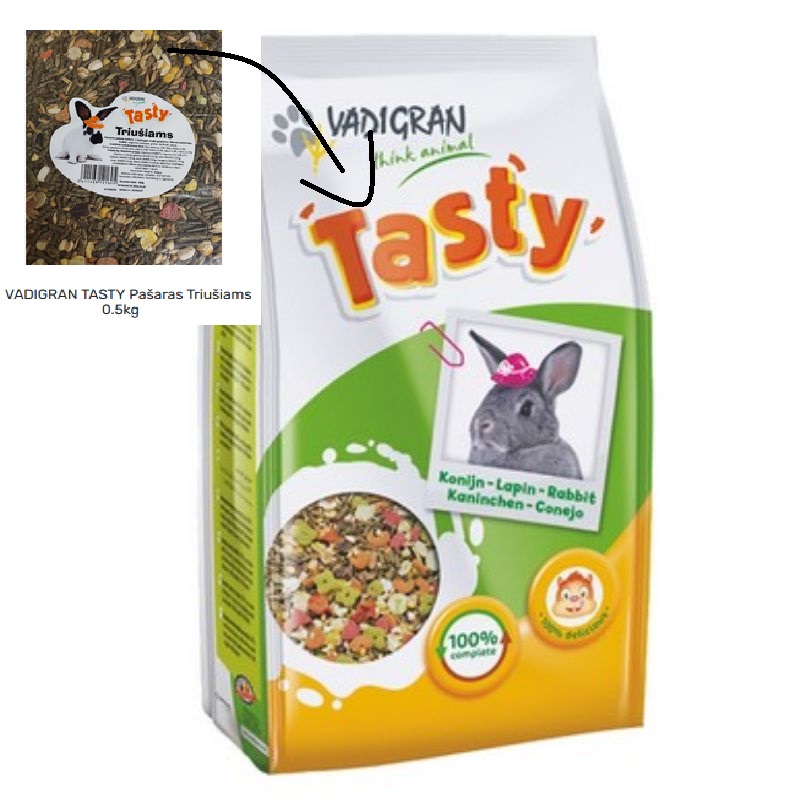 VDG Tasty Rabbit pašaras triušiams 2.25kg (6)