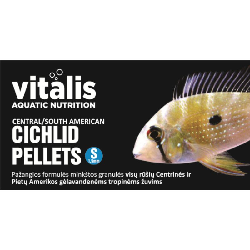 VITALIS Central/South American Cichlid Pellets (S) 1.5mm 2kg