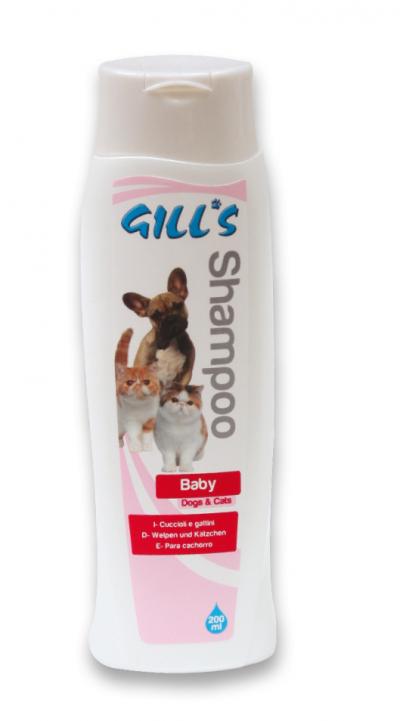 GILL'S BABY šampūnas (šuniukams ir kačiukams) 200ml