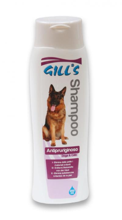 GILL'S ANTIPRURIGINOSO šampūnas (atstatantis odą) 200ml